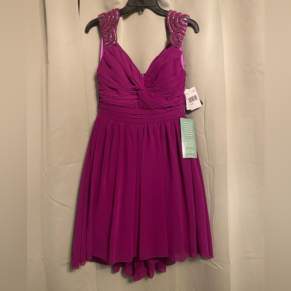 purple dress